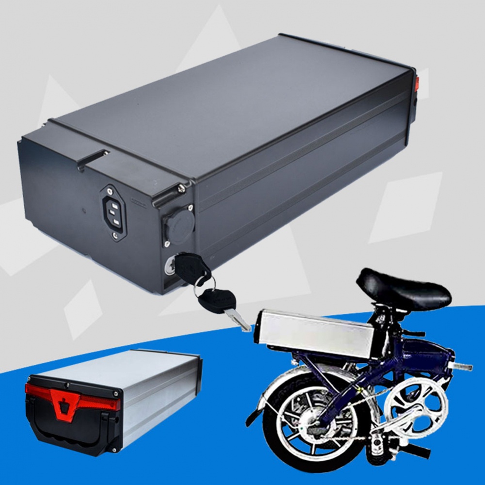 Hộp Pin Lithium 1865o / 21700 385x172x95mm Màu Đen Cho Xe Đạp Điện