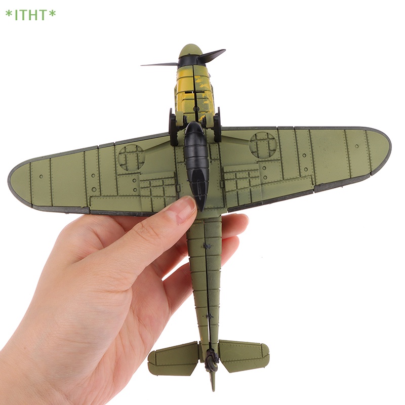1 Mô Hình Máy Bay Chiến Đấu Đức BF109 UK Hurricane Fighter 4D 1 / 49 Mới