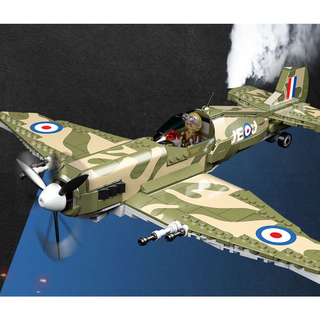 Bộ 526 Mô Hình Máy Bay Chiến Đấu MOC MK9 Spitfire DIY Tỷ Lệ 1: 32