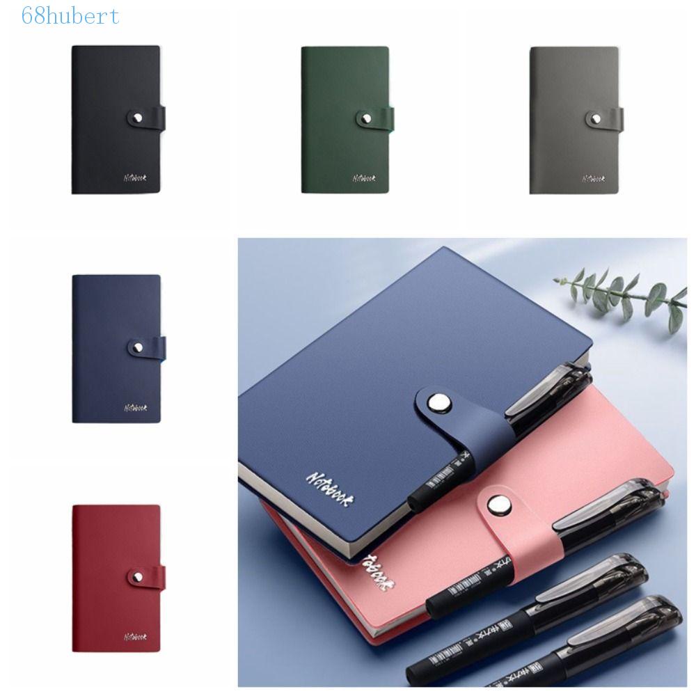 Sổ Tay Bìa Da PU 100 Trang Bìa Dày Khổ A7 Tiện Dụng Cho Học Sinh