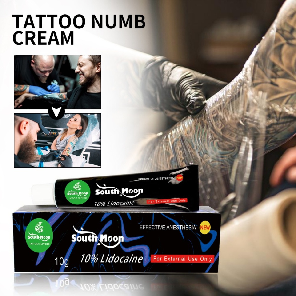 10g Tattoo Cream Brow Lip Soothing Balm Numb Tattoo Balm Non-greasy Pain Relief