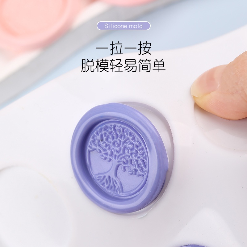 Stitchintime lỗ tròn silicone định hình khuôn con dấu công cụ phụ trợ niêm phong khuôn con dấu sáp