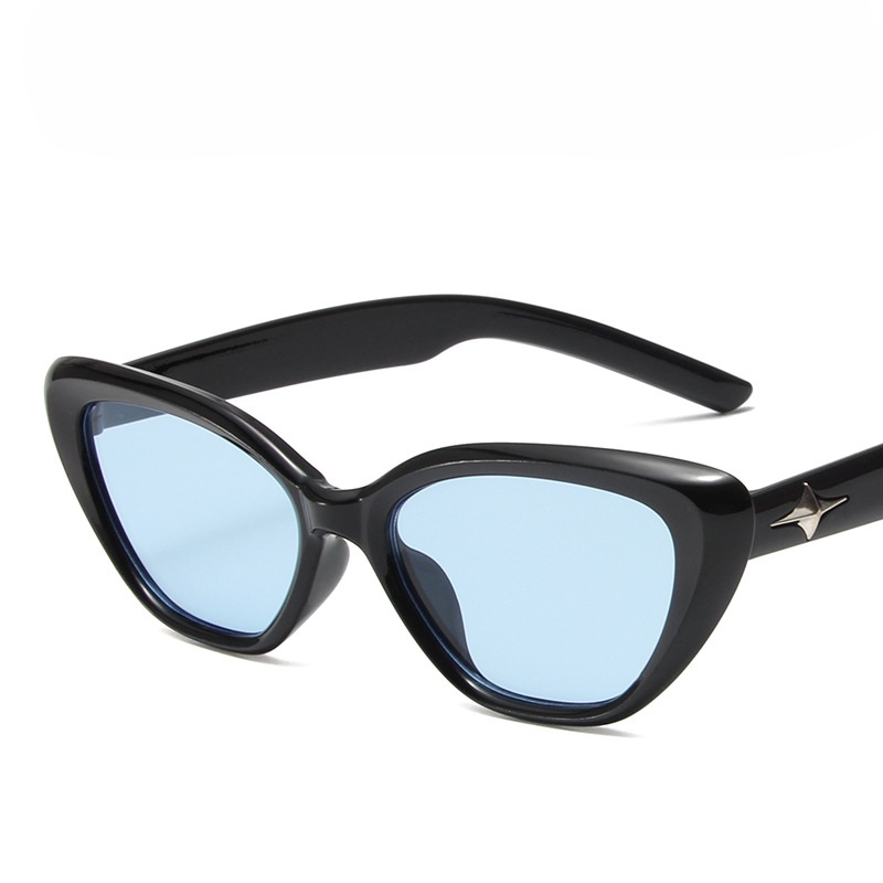 Kính Mát Gọng Mắt Mèo Phong Cách Hip hop Thời Trang Cho Nữ