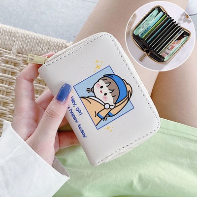 Ví Dáng Vuông Gấp Đôi Nhỏ Gọn Da Sần Hình Cute Ngộ Nghĩnh - MS: R021