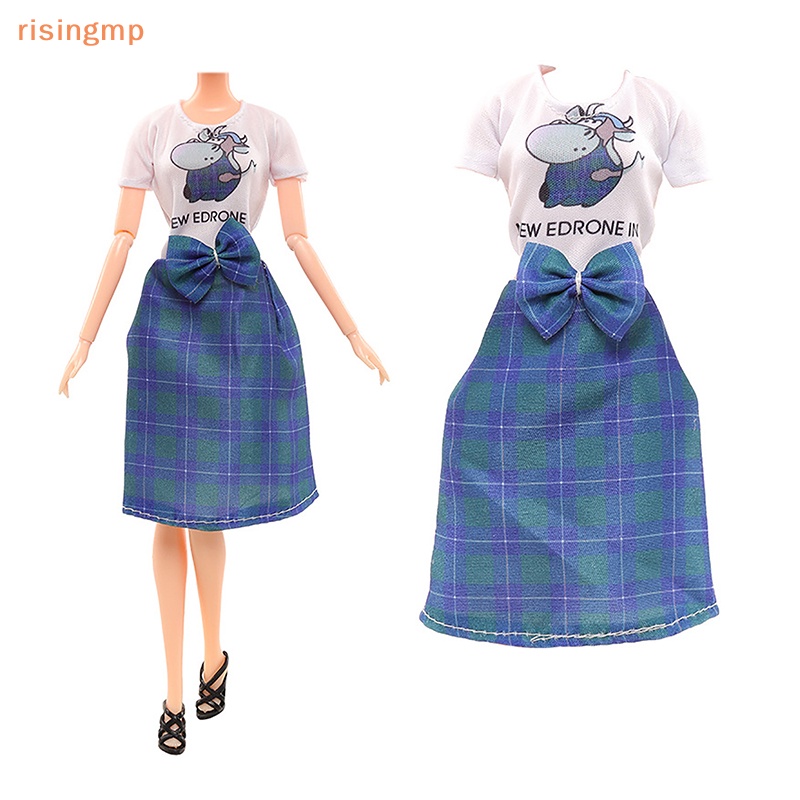 1 Bộ Đầm / Váy Ngắn Thời Trang Mùa Hè Cho Búp Bê Dài 30cm