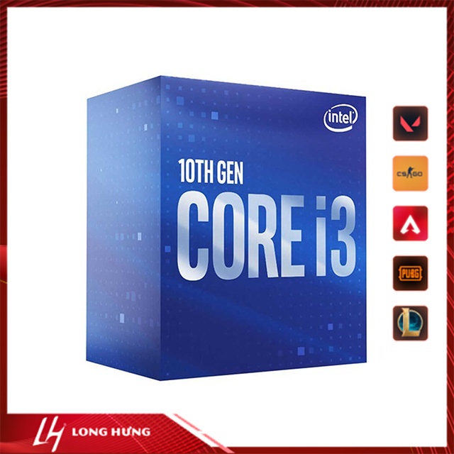 Chip intel Core i3 10100F (3.6GHz turbo up to 4.3GHz, 4 nhân 8 luồng, 6MB Cache) | BigBuy360 - bigbuy360.vn