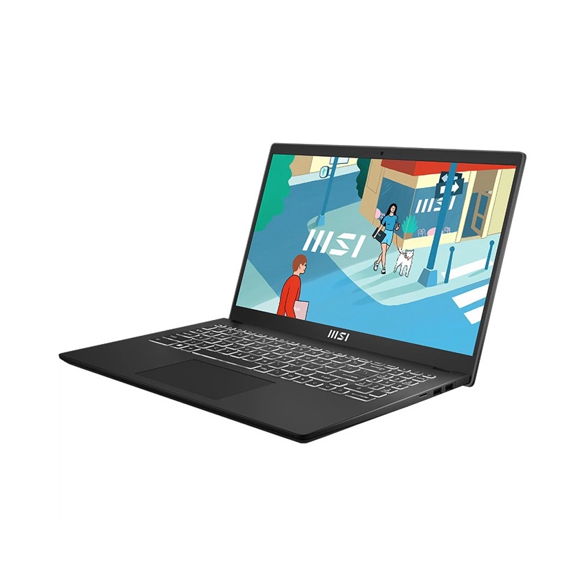 LAPTOP MSI MODERN 15 (B7M-238VN) (R7 7730U/16GB RAM/512GB SSD/15.6 INCH FHD/WIN11/ĐEN)