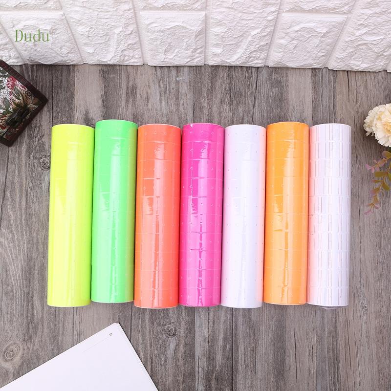 Dudu 10 cái nhãn giá thẻ cuộn thẻ nhãn nạp lại cho giá mx-5500 trắng c