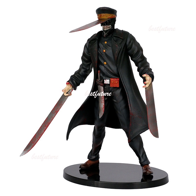 Gk anime chainsaw man denji samurai pvc hành động hình mô hình đồ chơi búp bê