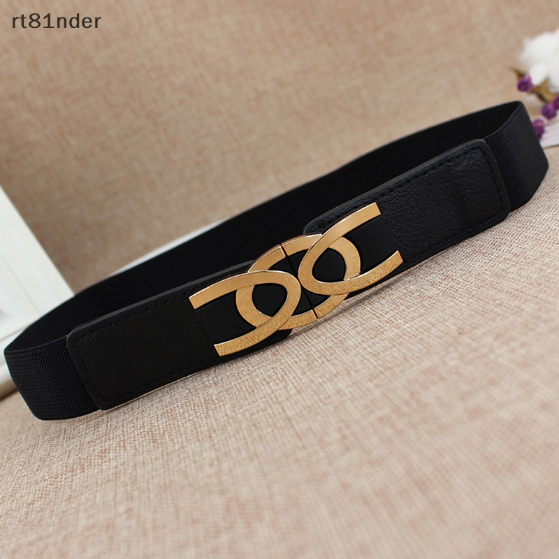 Rt nữ dây thắt lưng đàn hồi rộng thắt lưng kim loại cho nữ dây thắt lưng cummerband n
