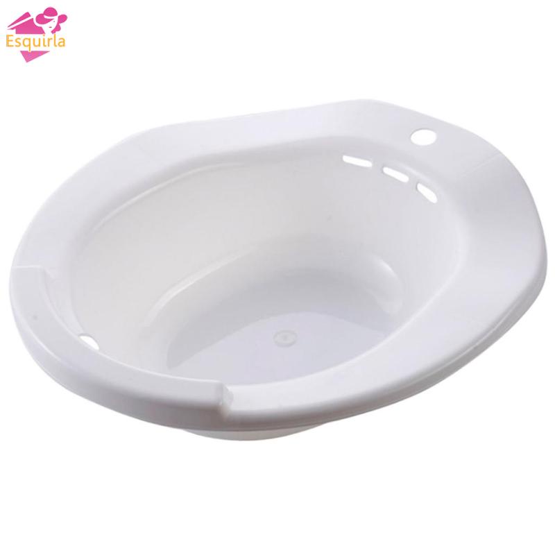 Bồn tắm ngâm hông esquirla high-spa sitz bath for hemorrhoids tránh ngồi xổm màu hồng