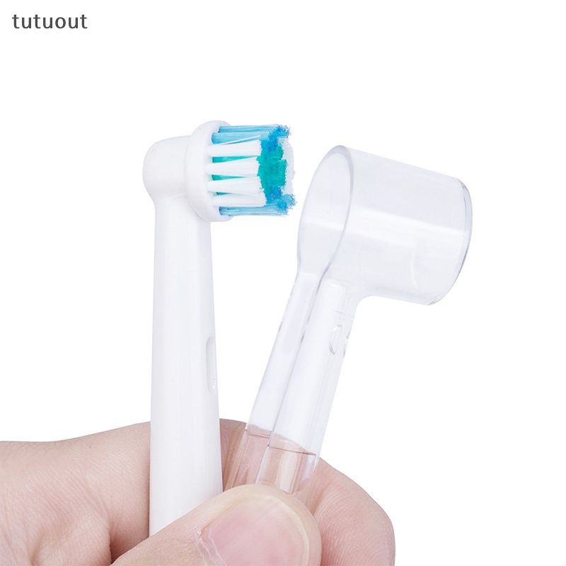 Tutuout 2 cái Nắp bọc đầu bàn chải đánh răng điện Oral-b đầu tròn