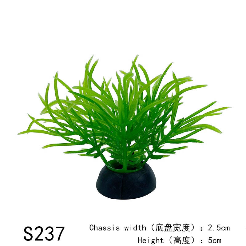 1 Cây Cỏ Nhân Tạo Trang Trí Bể Cá