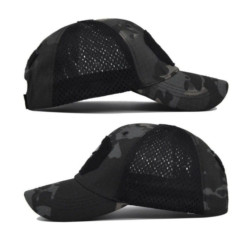 Mũ leo núi ngoài trời mũ chống nắng mũ thêu mũ bóng chày quạt quân sự mũ chiến thuật