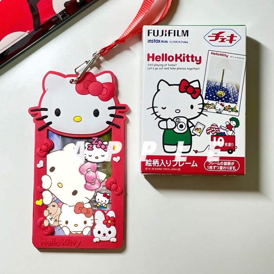 Hello kitty chủ thẻ dễ thương học sinh trường thương hiệu thẻ ăn uống hộp bảo vệ phim hoạt hình silicone sáng tạo chủ thẻ cầm tay