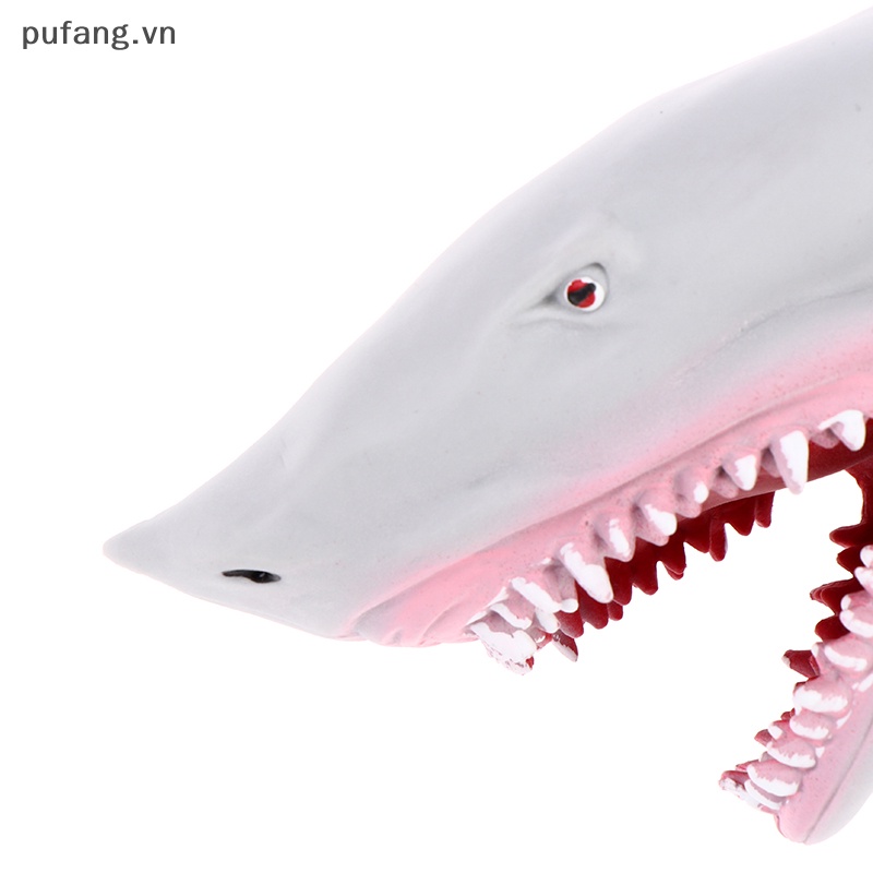 Pufang shark hand puppet tpr grey shark hand puppet glove telling story doll props vn