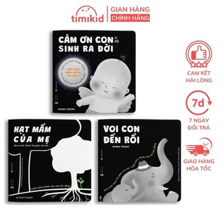 Sách Ehon Kích Thích Thị Giác - Cảm Ơn Con - Dành cho trẻ 0 -18 tháng tuổi - NPH Wabooks