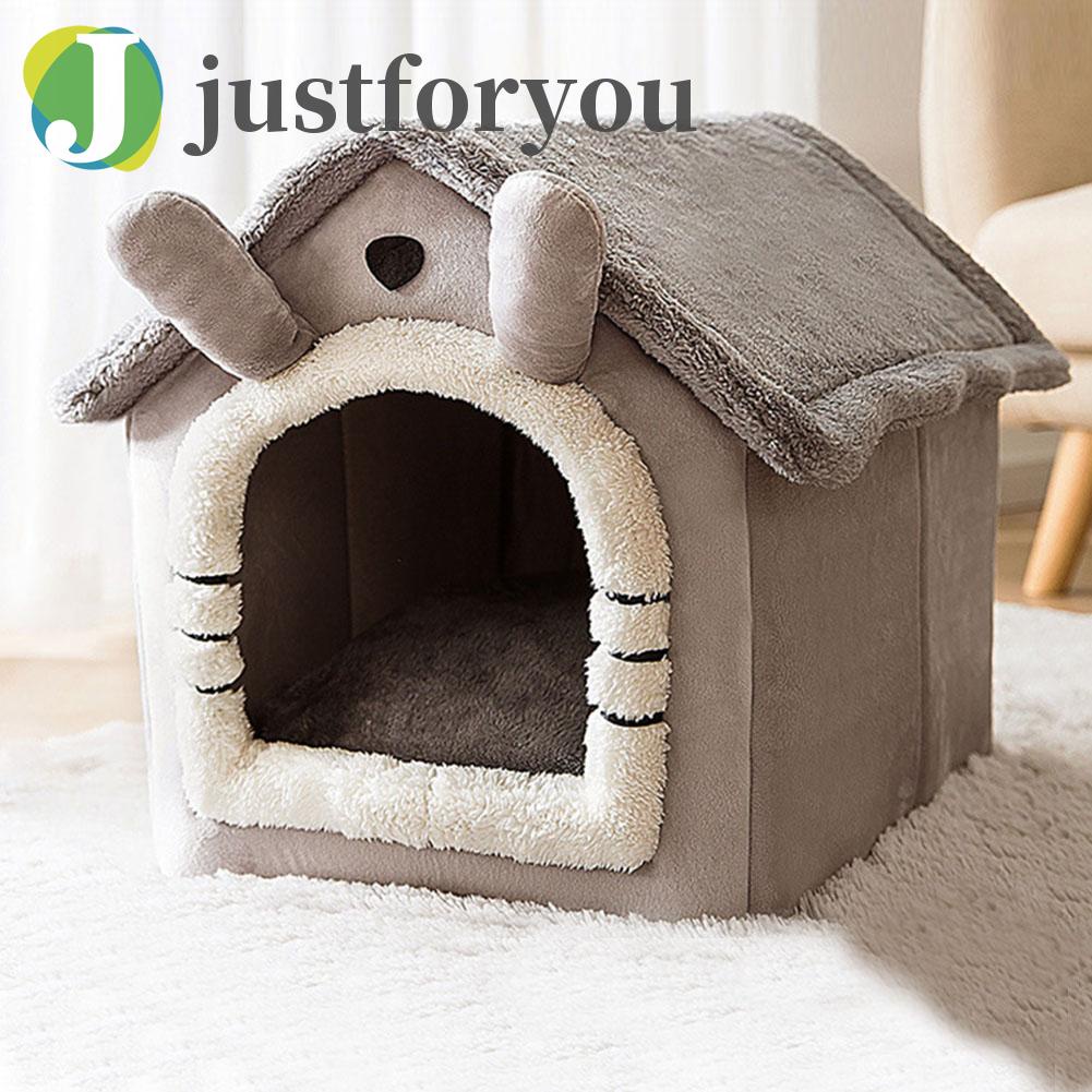 Chuồng chó mèo dễ thương half-closed cusion kennels có thể gập lại tại nhà sản phẩm cho thú cưng