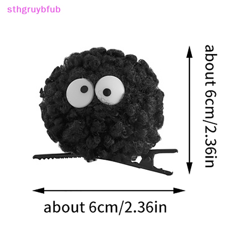 Sthb 1 cặp đen bồ hóng sprite kẹp tóc grip claw barrettes mỏ vịt kẹp dễ thương phim hoạt hình mũ trang trí cô gái phụ kiện vn