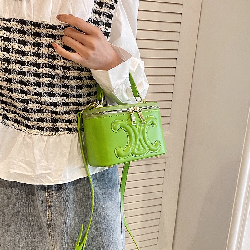 HASHIDUN  Thời trang nữ xách tay túi vuông nhỏ high-end túi mỹ phẩm phong cách phương tây