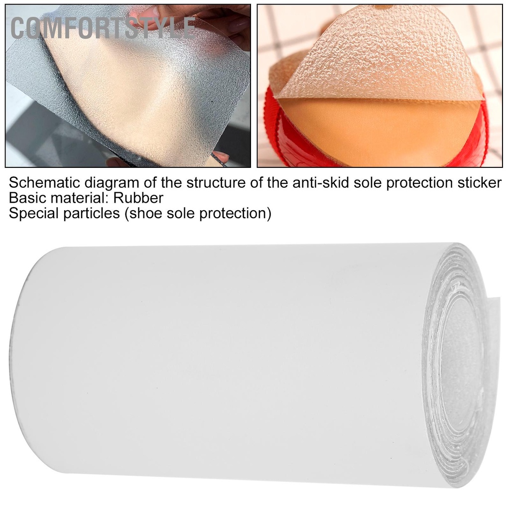 Comfortstyle Miếng dán đế giày SelfAdhesive Sole Cover Protectors AntiSlip Stickers for Outdoors