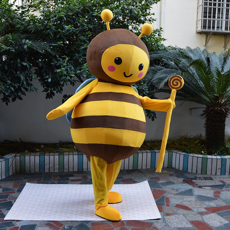 Sinransinya Trang Phục Biểu Diễn Búp Bê Con Ong Hoạt Hình Dễ Thương Cho Nam Và Nữ