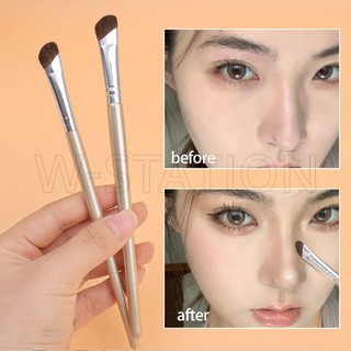 Professional blade nose contour brush / horse hair angled nose shadow smudge makeup brush / foundation contouring blending make up brush / dụng cụ trang điểm làm đẹp hàng ngày