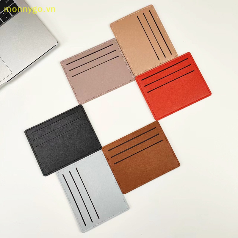 Monnygo 1 Ví Đựng Thẻ Ngân Hàng Thẻ id Tiền Xu Mỏng Dành Cho Nam Nữ vn