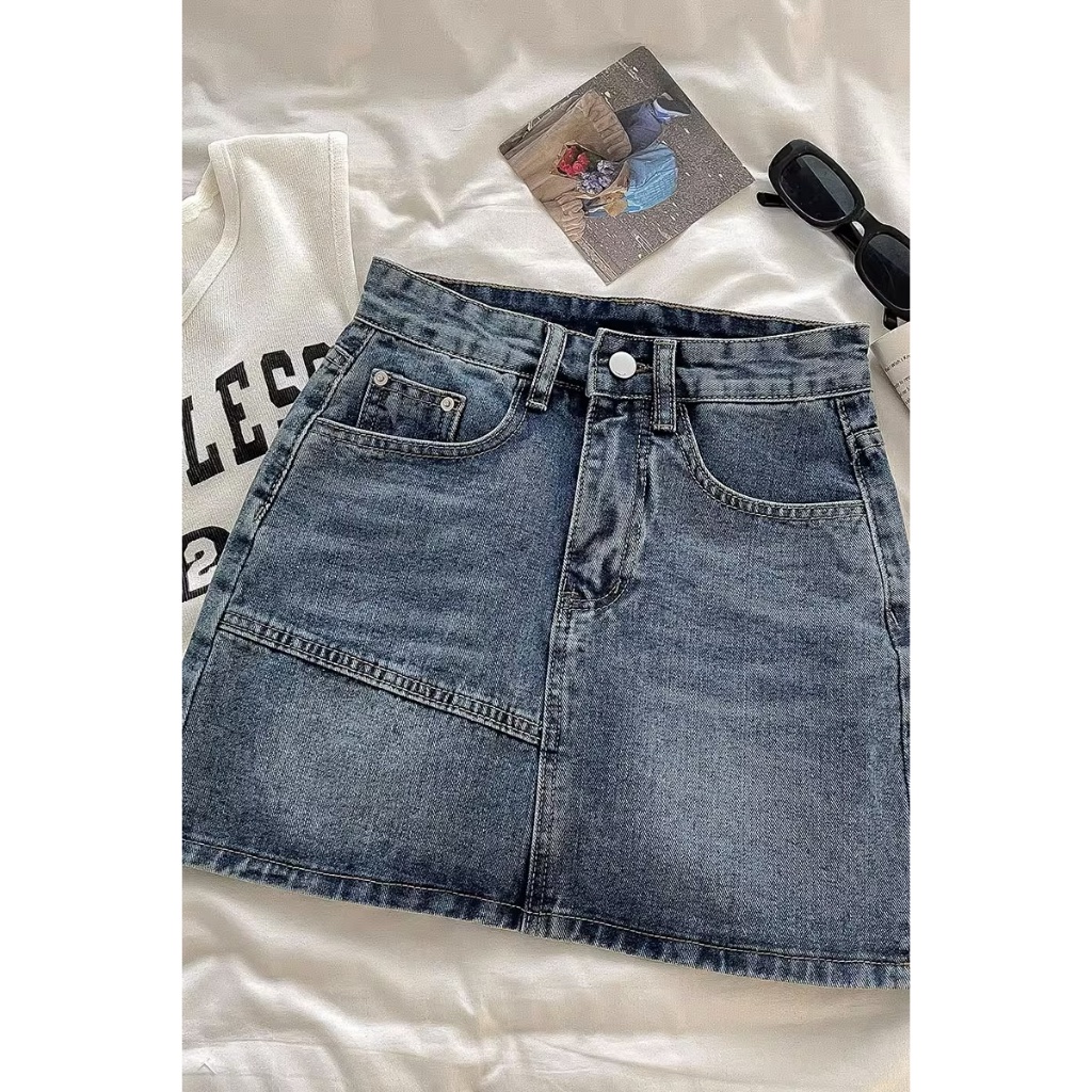 [HCM TAOBAO] CHÂN VÁY JEANS TAOBAO ULZZANG CÓ LÓT Y2K PHONG CÁCH CỰC HOTTREND HIỆN NAY