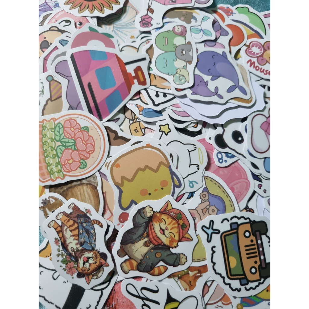 Hình Dán Sticker Mix Ngẫu nhiên Cute Set 10/20/30/50