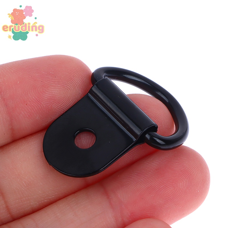 10 cái thép không gỉ d hình dạng kéo móc buộc xuống neo vòng sắt hàng hóa