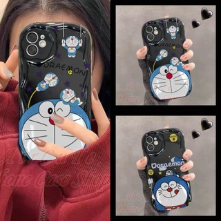 Ốp lưng OPPO A58 A57 A55 A54 A53 A38 A18 A17 A17K A16 A16K A15 A15S A96 A95 A94 A93 A92 A78 A77S A76 A74 A52 A31 A12 A9 A7 A5 A5S A3S A1K 4G 5G 2020 2021 2022 2023 3D Relief Frame Doraemon Soft Black Case