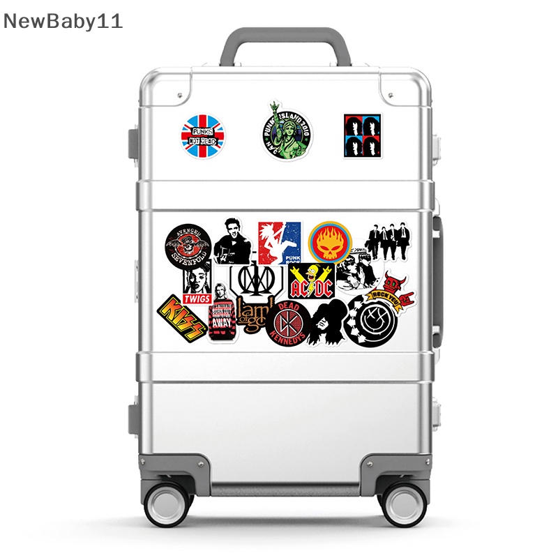 Newbaby 50/52 cái đồ chơi nóng bỏng kiểu dáng xe graffiti sticker rock roll ca sĩ dán cho máy tính xách tay tự làm ba lô chai nước xe đạp decal.