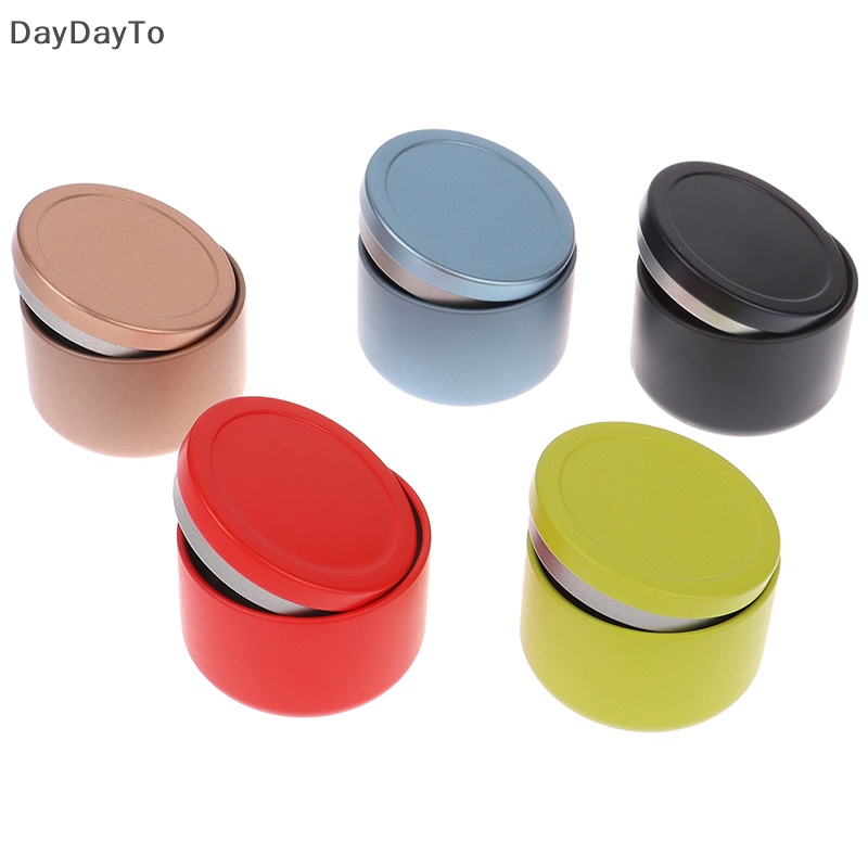 Daydayto hộp đựng chống mùi kín bằng nhôm hũ đựng thảo mộc bằng kim loại bình trà có thể kín.
