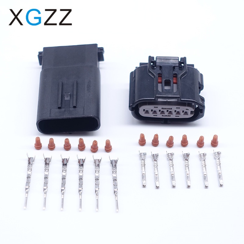 Xg7061f-0.6-21 6189-7100 ts 025 đầu nối bàn đạp tăng tốc phích cắm ô tô maf 6 pin nữ nam cho toyota subaru mazda