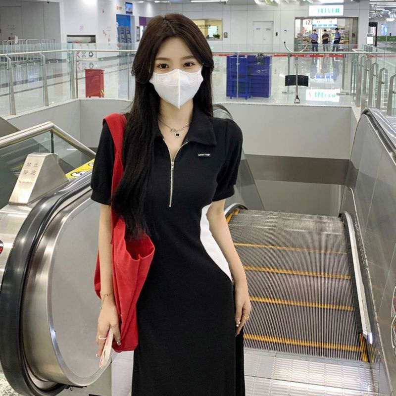 Chic váy nữ Đầm Body Cho thời váy trang hàng cao cấp tính cách 2023 NEW AG081123