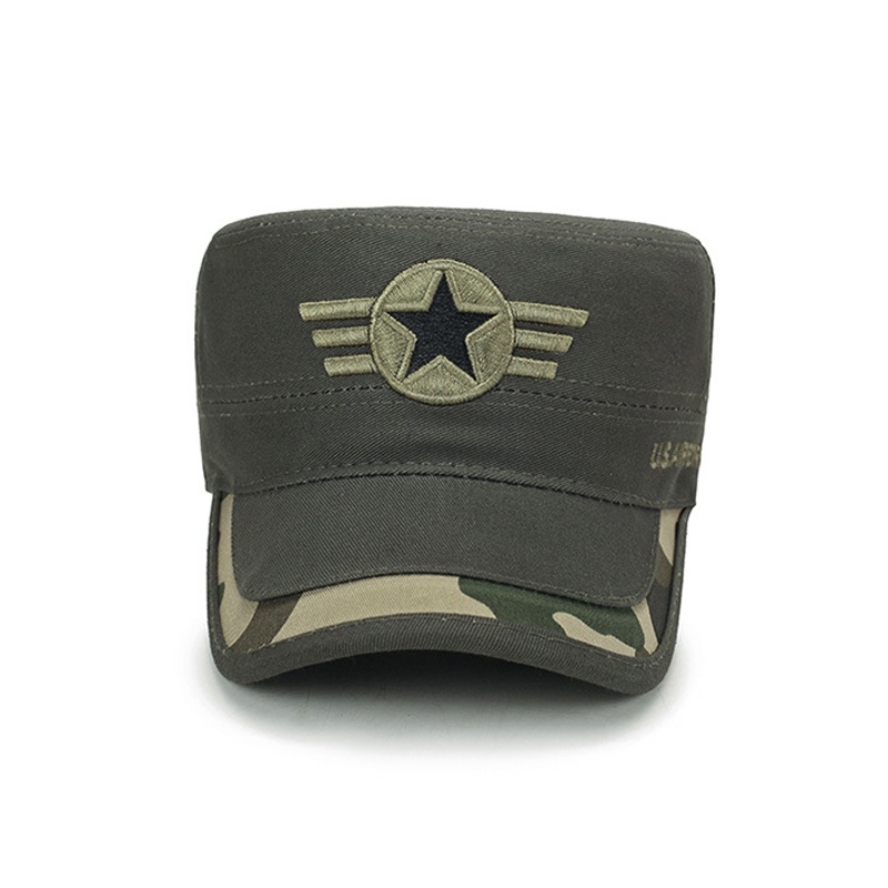 Mũ phẳng mũ bóng chày mũ chống nắng mũ ngoài trời mũ quân sự mũ ngụy trang mũ cắm trại