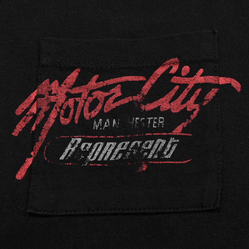 TYAP REPRESENT Moto City letter printing washed old retro vintage short-sleeved T-shirt