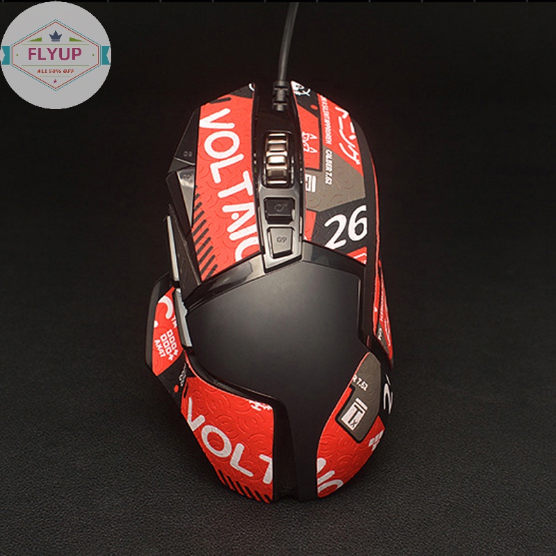 Flyup mouse grip tape skate handmade sticker non slip lizard skin hút mồ hôi cho logitech g502 hero pc gamer diy without mouse vn