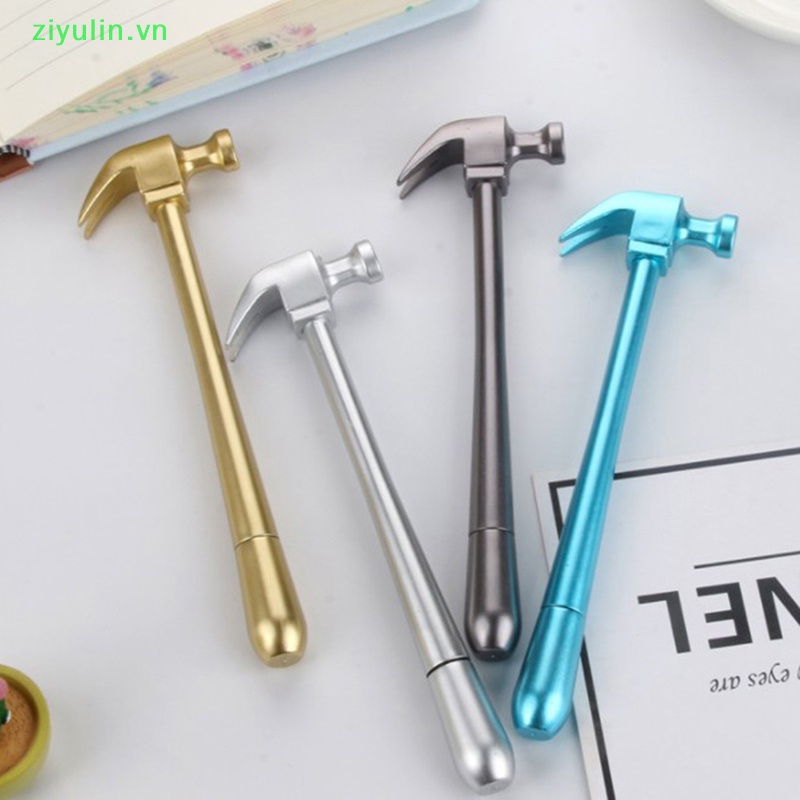 Ziyulin 1 cái dụng cụ búa kim loại văn phòng phẩm bút gel sáng tạo mô phỏng trường học cung cấp văn phòng dễ thương kawaii món quà vui nhộn vn