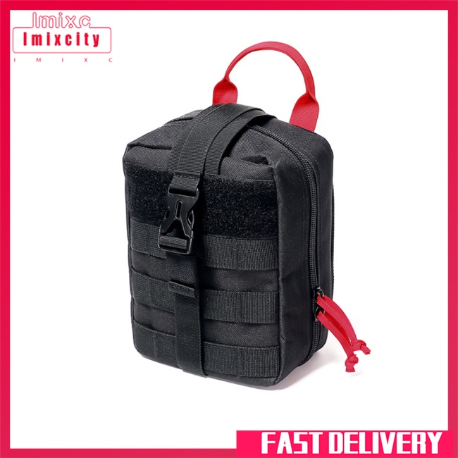 Imixcity tactical first aid kits ngoài trời đa chức năng túi y tế khẩn cấp túi xách sinh tồn để cắm trại