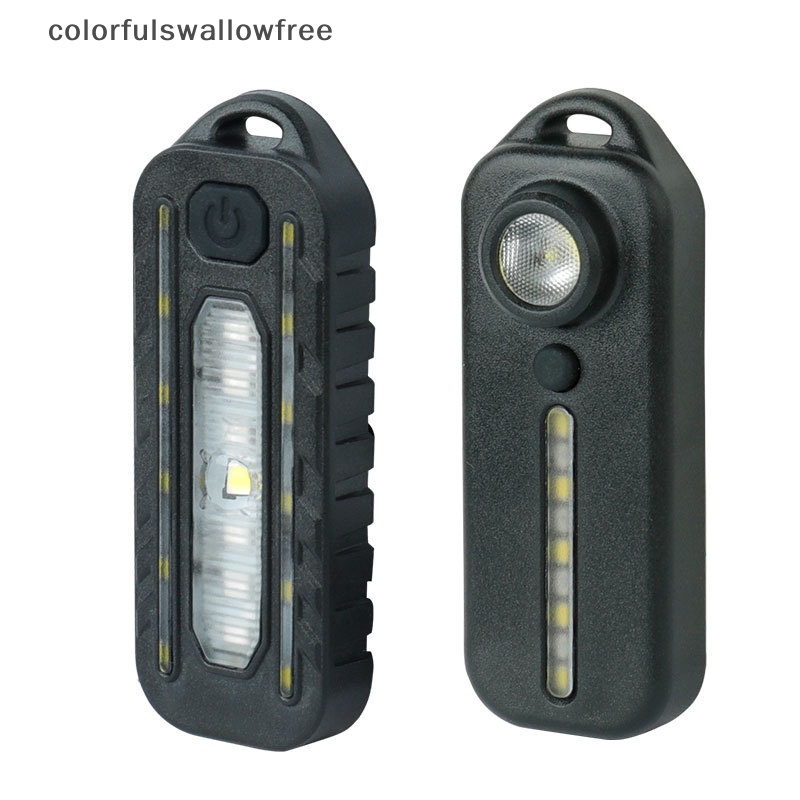 Colorfulswallowfree led red blue shoulder police light with clip usb sạc nhấp nháy cảnh báo an toàn đèn pin đèn pin xe đạp cảnh báo ánh sáng abc