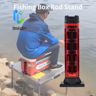 GOFIDIN câu cá barry cần câu đứng thùng đa năng thiết bị chèn dọc câu cá phụ kiện cực câu cá lure rod raft thùng câu cá