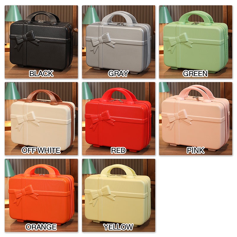 Vali đựng đồ MOWEIKAIDI 14 inch cỡ nhỏ mini trang trí thắt nơ