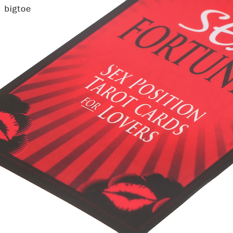 Bigtoe 1box tarot cards cho những người yêu thích bộ bài tarot tình dục cặp đôi bộ bài trò chơi bài vui nhộn bộ bài boutique