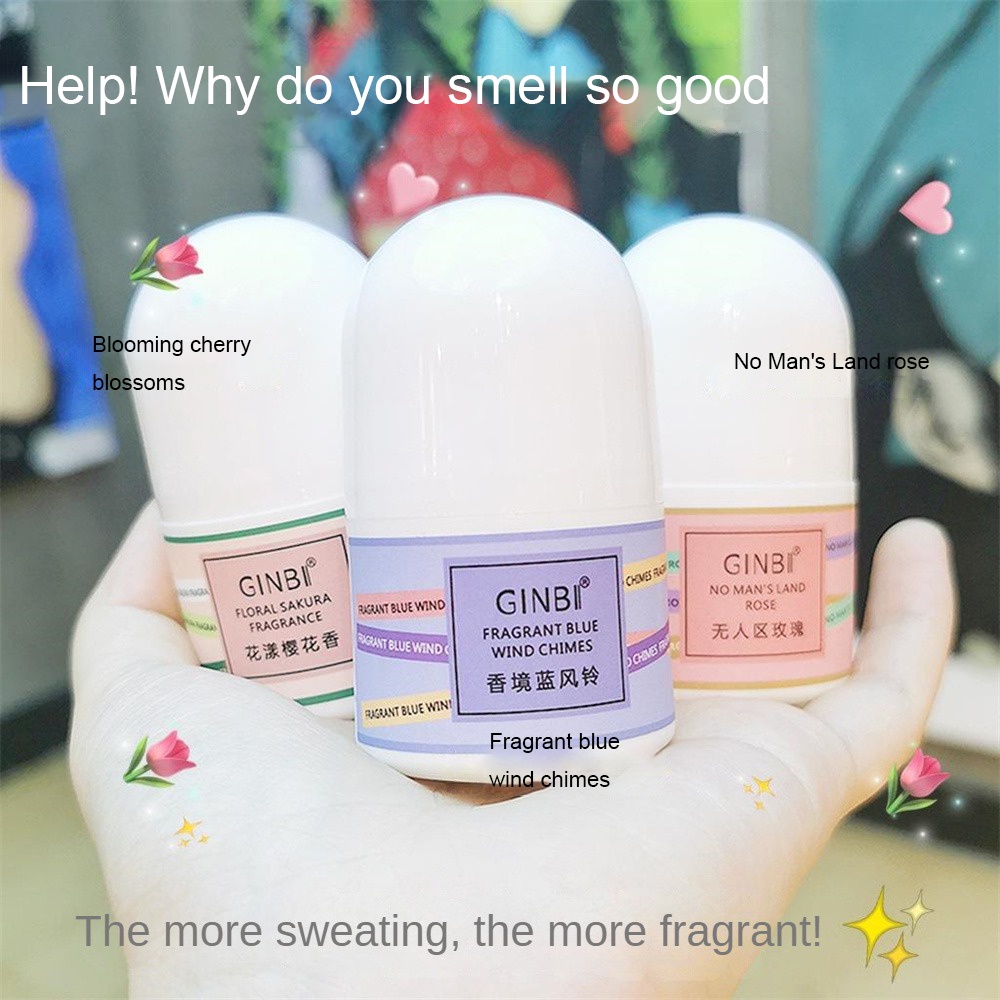 30ml Nước hoa lăn toàn thân Lăn khử mùi ngăn tiết mồ hôi dịu nhẹ Không gây kích ứng Vùng dưới cánh tay Sức sống sảng khoái Hạt hương thơm nhẹ lâu trôi ins.style_vn