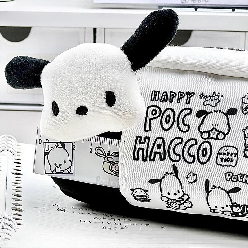 Pochacco Đựng Kawaii Dây Kéo Sang Trọng Công Suất Lớn Văn Phòng Học Sinh Túi Đựng Bút Anime Đồ Dùng Trang Điểm Văn Phòng Phẩm Tổ Chức Truing1