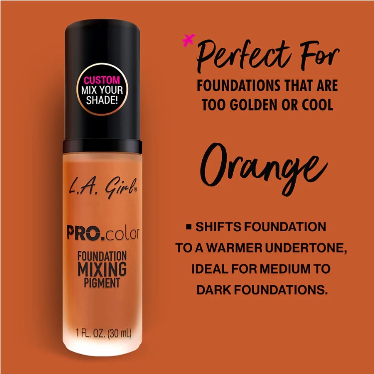 Kem nền hiệu chỉnh tone màu La Girl Pro.color Foundation Mixing Pigment