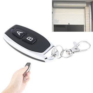Nhân bản không dây đa năng 2 kênh cổng điện cửa nhà để xe điều khiển từ xa công tắc 433mhz với móc khóa