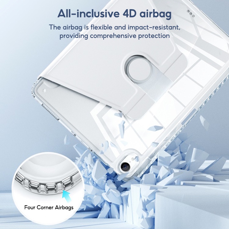 Bao Da Máy Tính Bảng Xoay 360 Độ Cho ipad 10th gen air 5 4 10.9 air 3 pro 10.5 pro11 2021 2020 2018 9th 8th 7th 10.2 6th 5th gen 9.7